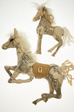 Small Beige Toile Horse