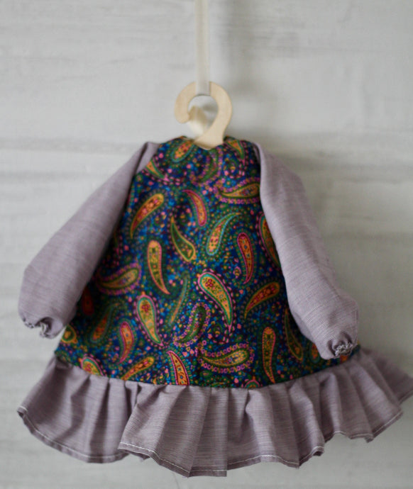 Purple Paisley Rollo dress