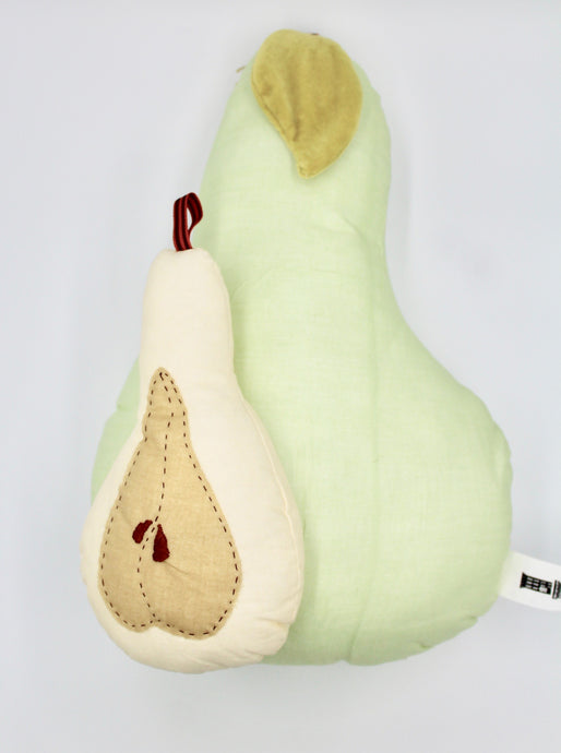 Pressed Green Double Pear Pillow